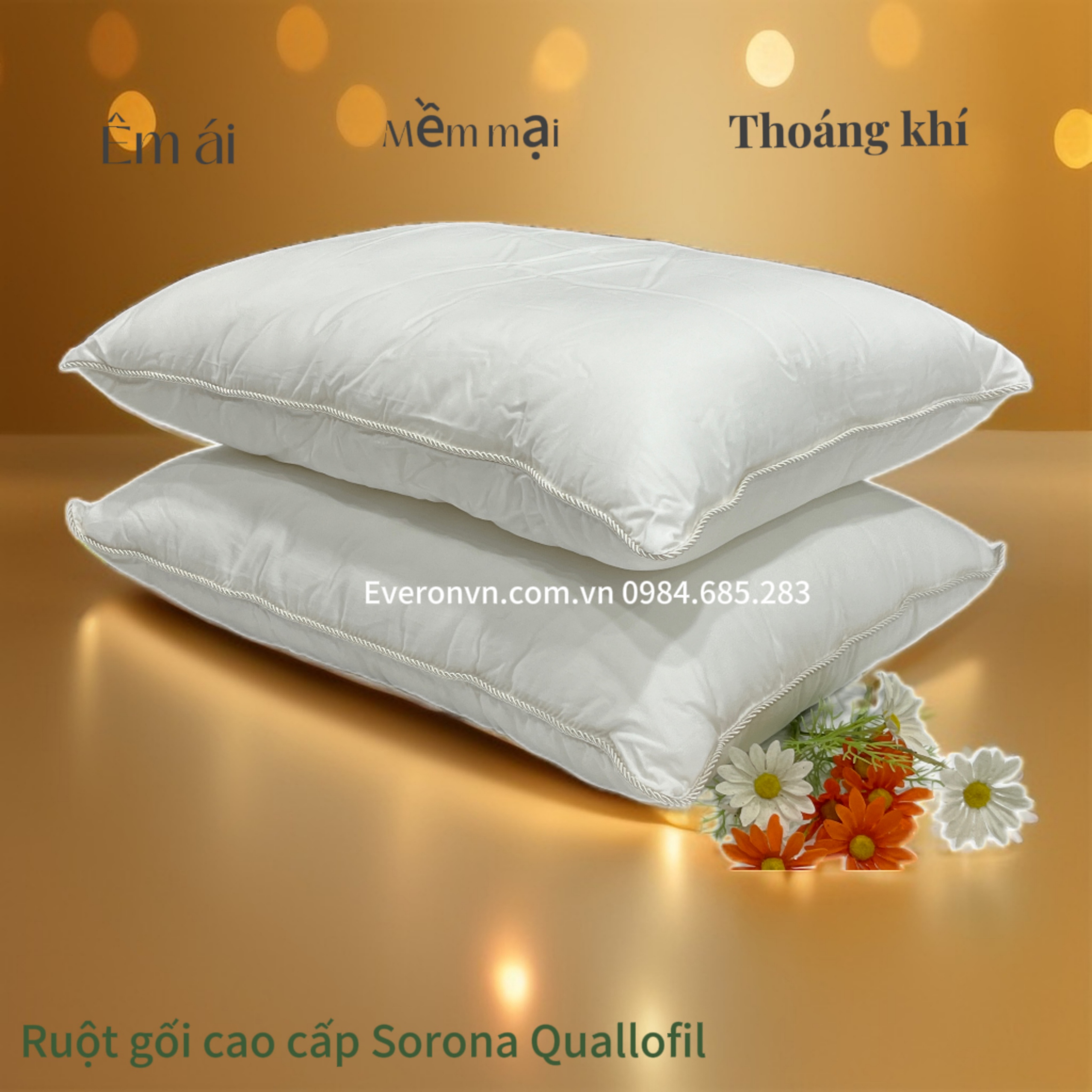 Ruột gối Everon Sorona Quallofil